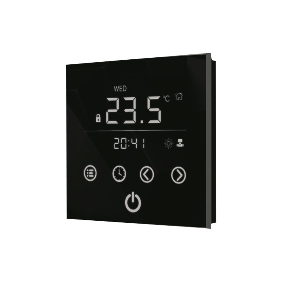 

Электронный программируемый регулятор Varmann Vartronic с сенсорным дисплеем, цвет черный, 703101