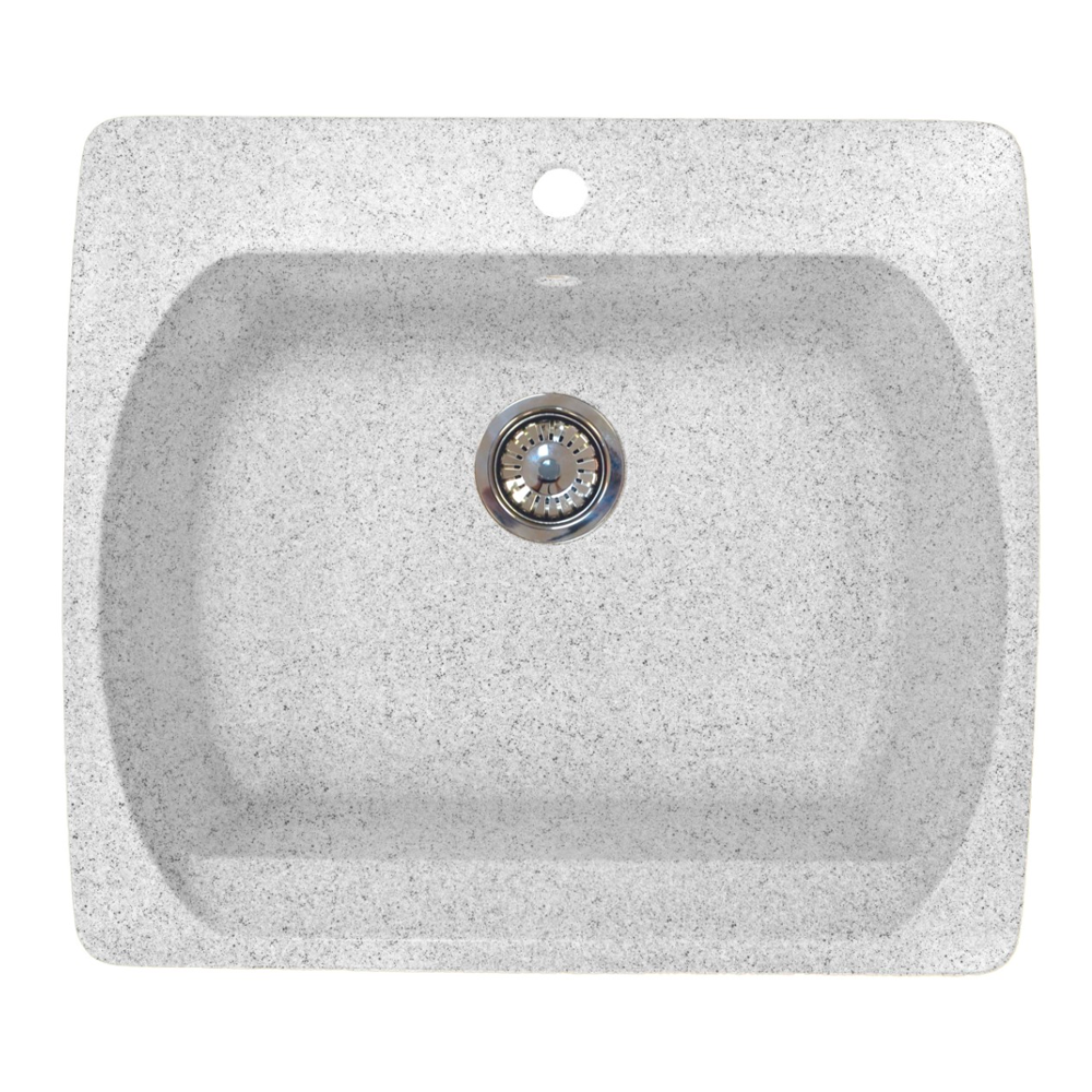 

Кухонная мойка Formastone Fosto КМ 60-53, прямоугольная, цвет метель