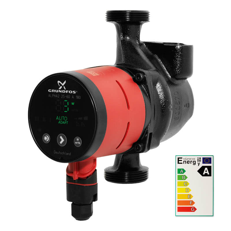 циркуляционных насосов Grundfos ALPHA2 25-60 A циркуляционных насосов Grundfos ALPHA2 25-60 A