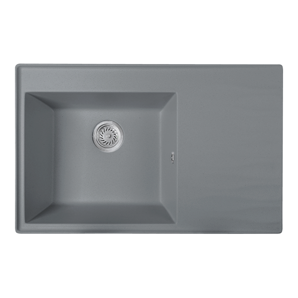 

Кухонная мойка Formastone FostoGran FG Веста, прямоугольная с крылом, серый
