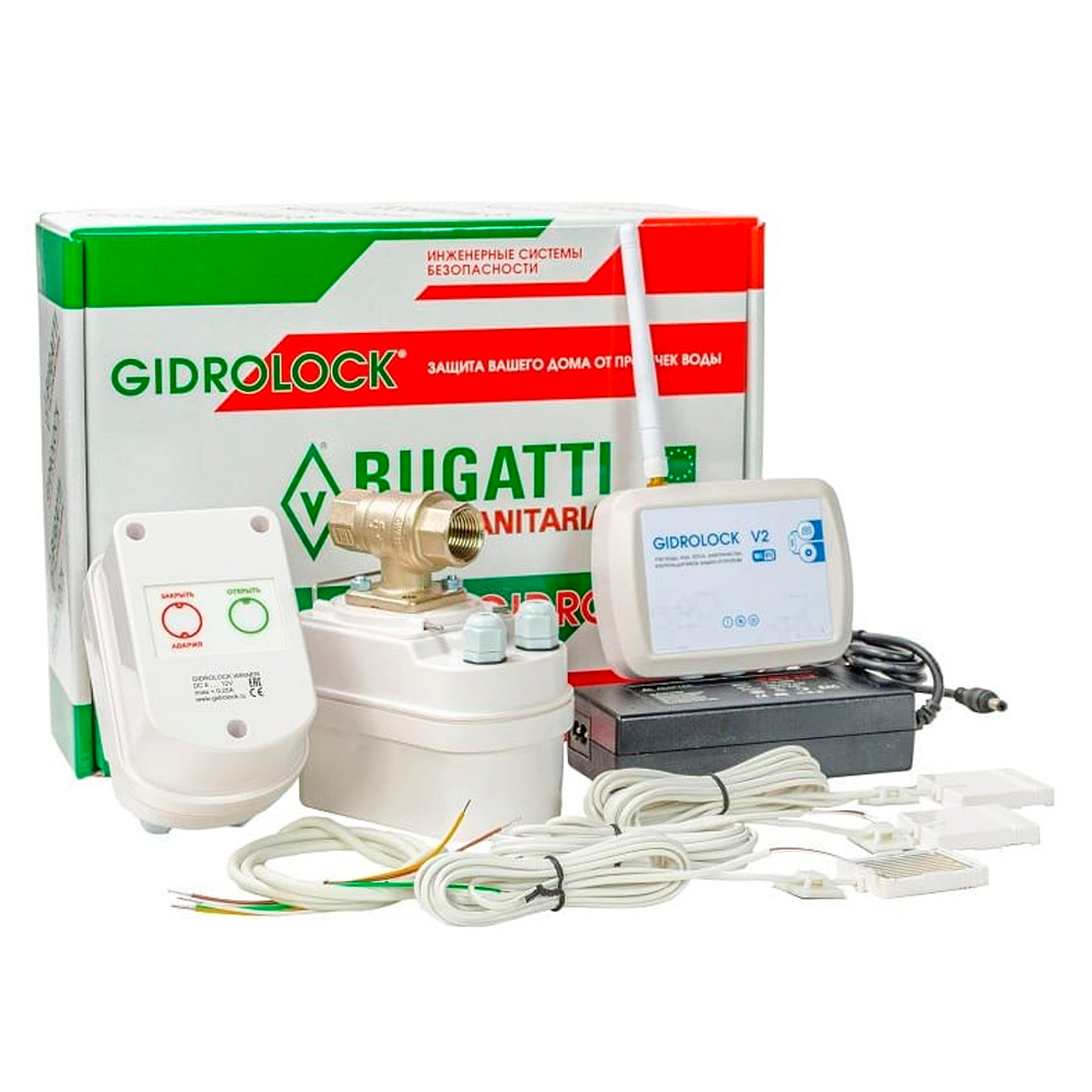 

Комплект Gidrolock WIFI WINNER BUGATTI 1/2