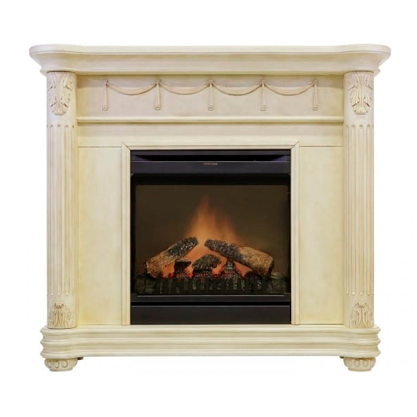 

Каминокомплект Dimplex Rome 1003х1115х381 - Белый с бронзой, Белый с бронзой/черный