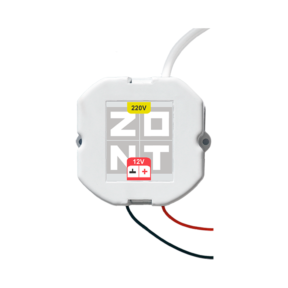 

Блок питания в подрозетник 12V/220 ZONT