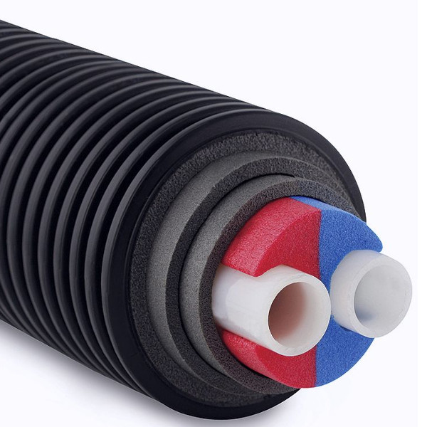 

Труба Uponor ECOFLEX VARIA TWIN 2X32X2,9/140 PN6, Бухта 200м
