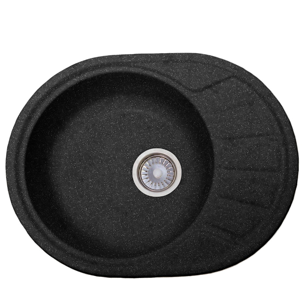 

Кухонная мойка Formastone Fosto КМ 58-45, овальная с крылом,обсидиан