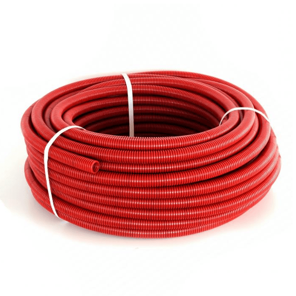 Труба гофрированная Heisskraft CorrugatedPipe 28mm 50m (Red)