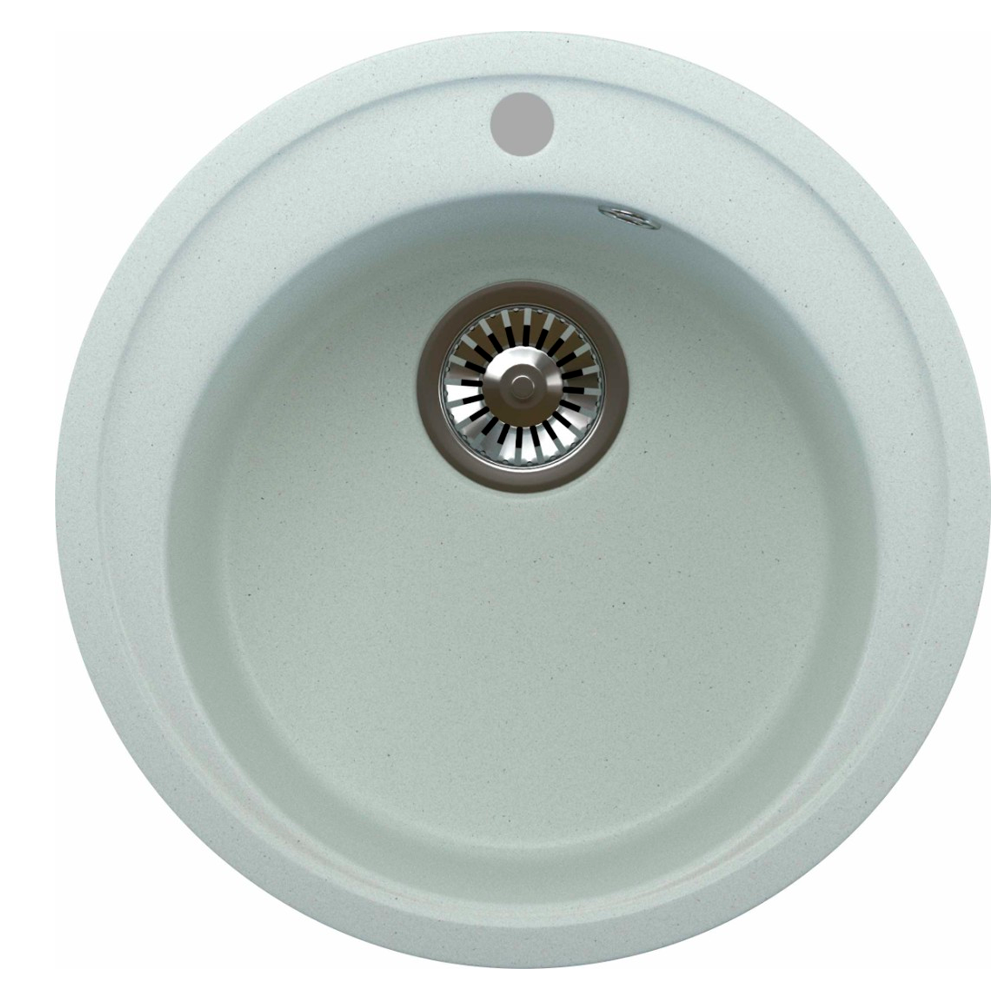 

Кухонная мойка Formastone NOVA 51 К, круглая, белый