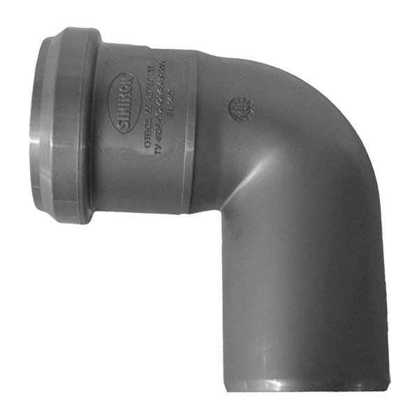 

Отвод п/п канализационный Sinikon D110x87º