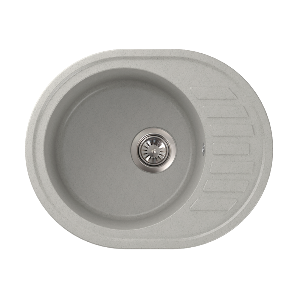 

Кухонная мойка Formastone FostoGran FG 61-50, овальная с крылом, иней