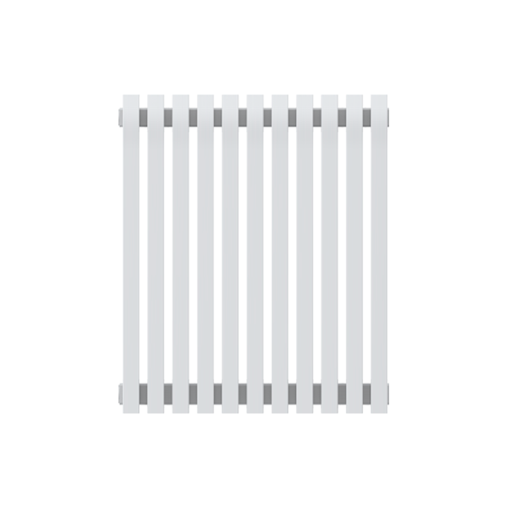 Радиатор КЗТО QUADRUM 30 V 1 1000-6 Белый муар QUD30V110006RAL1Т104S9016 - фото 1
