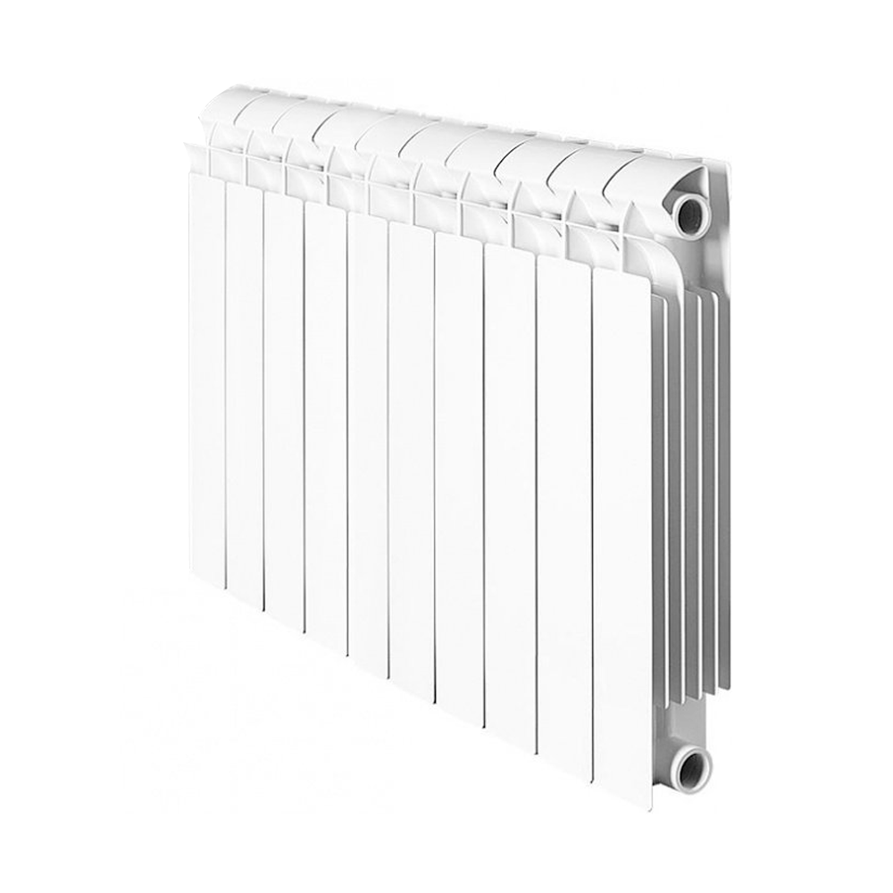 Радиатор биметаллический Global STYLE PLUS 500/10 секций, цвет белый (ral 9016)