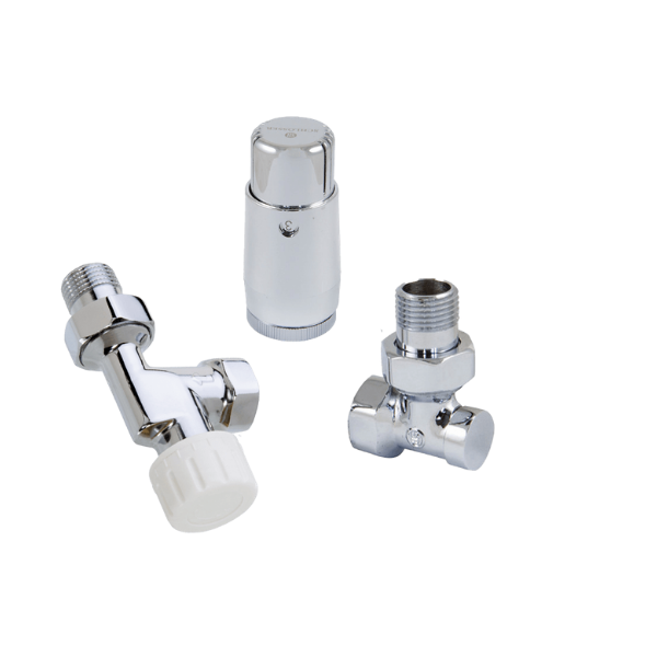 

Комплект аксиальный Schlosser DN15 GZ 1/2* GW 1/2 с головкой Мини M30*1,5, Хром