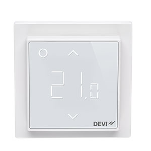 Терморегулятор DEVIreg™ Smart интеллектуальный с Wi-Fi, полярно-белый, 16А 140F1140 - фото 1