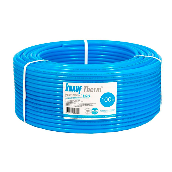 

Труба для теплого пола KNAUF Therm PERT EVOH 16х2 мм 100м
