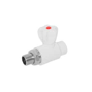

Кран Fusitek 20x1/2 прямой радиаторный из ППР FT07301