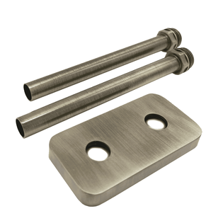 Комплект трубок SR Rubinetterie 15х1,0 с наружной резьбой 1/2х15 и отражателем 50мм, цвет никель мат