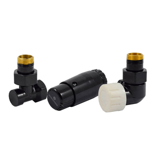 

Комплект Schlosser DN15 GZ1/2x GW 1/2 осевой правый с головкой Мини M30x1,5, Черный