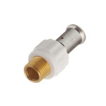 Муфта НР, ПВДФ пресс (белая), 32x5/4", HENCO