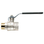 Шаровой кран Rubinetterie Bresciane полнопроходный UNI-SFER 3/4", вн/нар резьба, стальная рукоятка