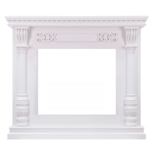 Деревянный портал Dimplex Nation 1140х1318х445 - Белый дуб