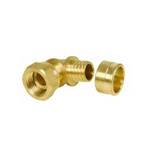 Угольник Gummel НГ3/4"-25 с накидной гайкой, 6 бар