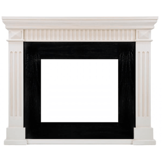 Деревянный портал Dimplex America 1110x1315x380 - Слоновая кость с патиной