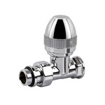 Вентиль SR Rubinetterie прямой серия "Ovus" 1/2", цвет хром