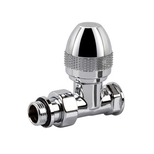 Вентиль SR Rubinetterie прямой серия "Ovus" 1/2", цвет хром