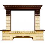 Каменный портал Dimplex Pierre Luxe 1004х1260х365 - Темный дуб/Шампань