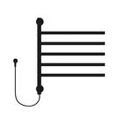 Полотенцесушитель электрический Primoclima CHOPPER 622*516, 5 трубок, черный