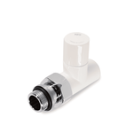 Вентиль SR Rubinetterie прямой серия "Tondera Light", ручной 1/2", цвет белый