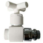 Вентиль SR Rubinetterie прямой (крест) серия 