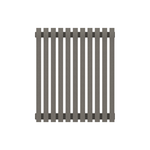 Радиатор КЗТО QUADRUM 30 V 1 2000-14 Серый светлый металлик муар