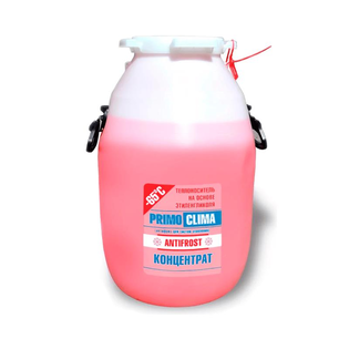 Теплоноситель Primoclima Antifrost концентрат (Этиленгликоль) -65C 50 кг бочка (цвет красный)