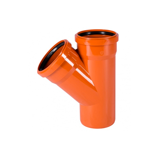 Тройник Ostendorf KGEA 45° двухраструбный D-160х110