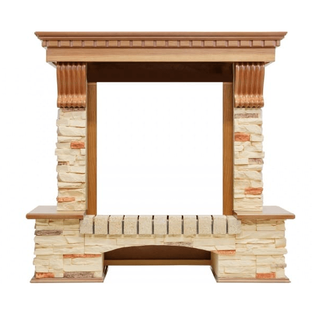 Каменный портал Dimplex Pierre Luxe 1050х1120х390 - Дуб/Сланец