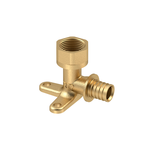 Водорозетка RTP аксиальная, латунь, внутренняя резьба,16х1/2", желтый