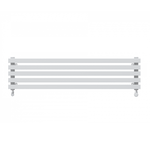 Радиатор КЗТО QUADRUM 40 H 1250-5 RAL 1Т104S9016 белый муар