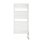 Полотенцесушитель IRSAP ARES/E 1118/580 электрический с выключателем, 22 трубки, CL.01 B01, (белый)