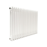 Трубчатый радиатор ТЕПЛОФОРТ ТР2057, 18 секций, боковое подключение 3/4”, белый глянец
