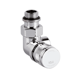 Вентиль на подачу вертикальный SR Rubinetterie Tondera 1/2", ручной регулировки, левый, Хром