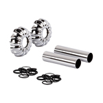 Комплект для подключения SR Rubinetterie "ретро" 70хD 18-20-1/2" цвет хром