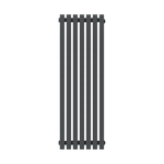 Радиатор КЗТО QUADRUM 60 V 1250-6 Серый темный металлик муар