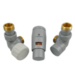 Комплект Schlosser трехосевой левый GZ1/2xM22x1,5 с головкой Мини M30x1,5, Ral