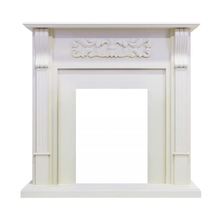 Деревянный портал Dimplex Venice 1052х1080х360 - Фактурный белый