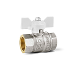 Кран шаровой латунный LD Pride 47.15.B-B.Б (White)