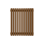 Радиатор КЗТО QUADRUM 30 V 2 1250-8 Кофейный муар