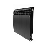 Секционный биметаллический радиатор Royal Thermo BiLiner 500 V, Noir Sable, количество секций 8
