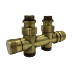 Узел нижнего подключения SR Rubinetterie прямой 1/2"х3/4"Е Бронза