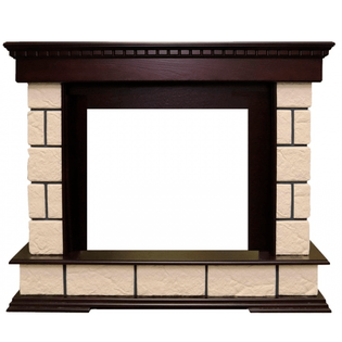 Каменный портал Dimplex Shateau 975х1200х380 - Темный дуб/Шампань